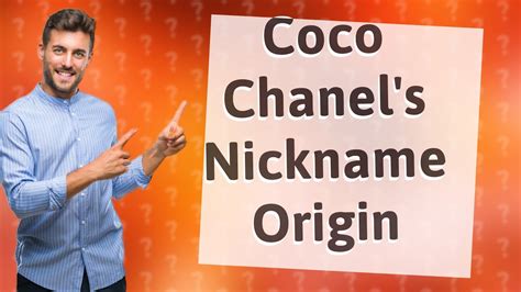 the real name of choco chanel|coco chanel nickname.